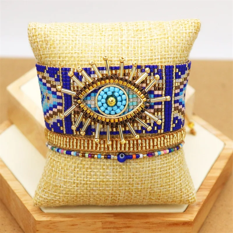 ZHONGVI MIYUKI Bracelet Women Evil Eye Pulseras Mujer Moda 2020 Bohemia Jewelry Turkish Evil Eye Bracelets Handmade Armband Gift