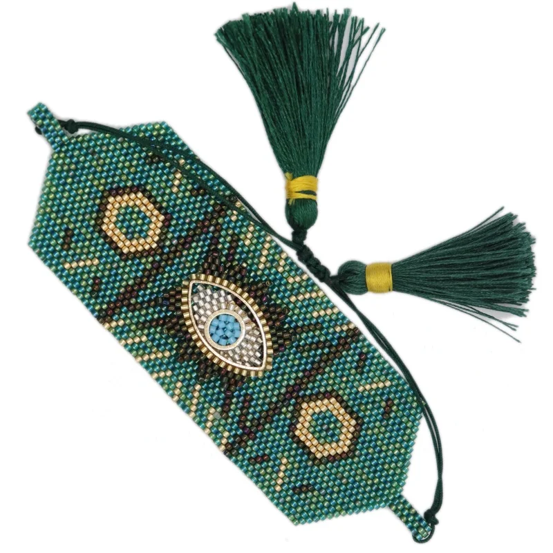 ZHONGVI MIYUKI Bracelet Women Evil Eye Pulseras Mujer Moda 2020 Bohemia Jewelry Turkish Evil Eye Bracelets Handmade Armband Gift