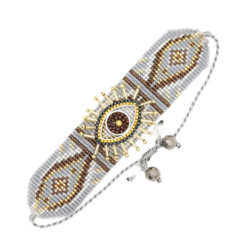 ZHONGVI MIYUKI Bracelet Women Evil Eye Pulseras Mujer Moda 2020 Bohemia Jewelry Turkish Evil Eye Bracelets Handmade Armband Gift