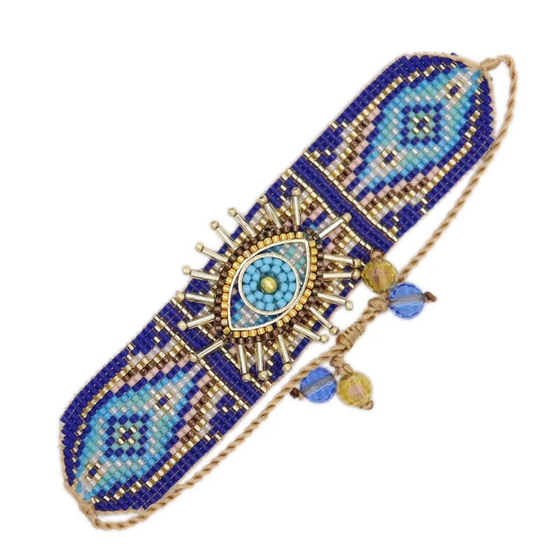 ZHONGVI MIYUKI Bracelet Women Evil Eye Pulseras Mujer Moda 2020 Bohemia Jewelry Turkish Evil Eye Bracelets Handmade Armband Gift
