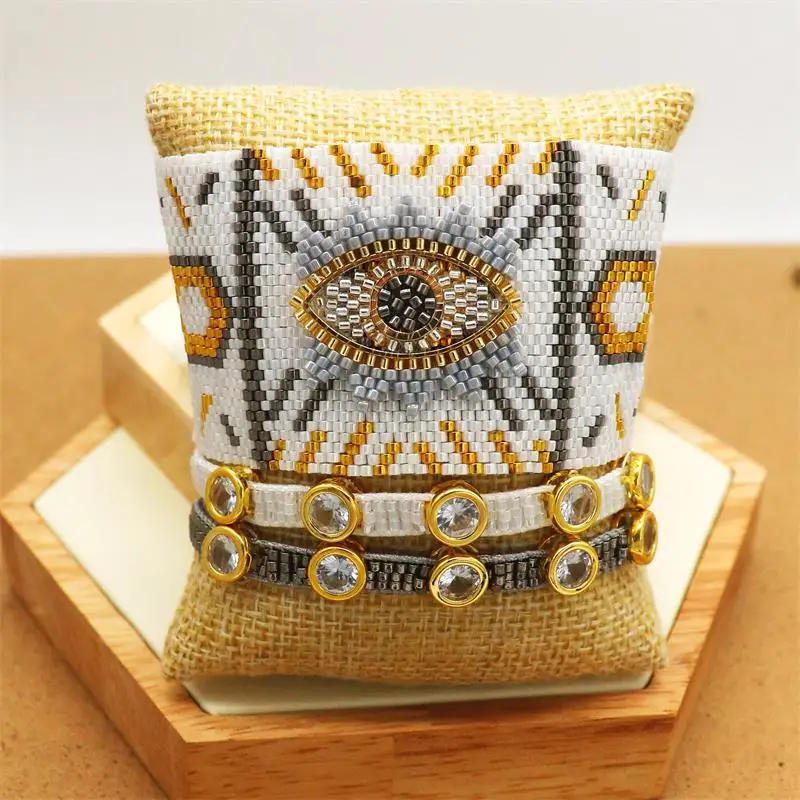 ZHONGVI MIYUKI Bracelet Women Evil Eye Pulseras Mujer Moda 2020 Bohemia Jewelry Turkish Evil Eye Bracelets Handmade Armband Gift