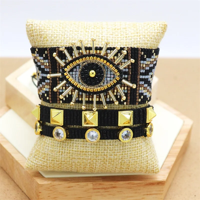 ZHONGVI MIYUKI Bracelet Women Evil Eye Pulseras Mujer Moda 2020 Bohemia Jewelry Turkish Evil Eye Bracelets Handmade Armband Gift
