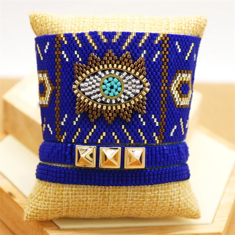 ZHONGVI MIYUKI Bracelet Women Evil Eye Pulseras Mujer Moda 2020 Bohemia Jewelry Turkish Evil Eye Bracelets Handmade Armband Gift