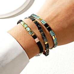 Bohemian Retro Tila Bead Bracelet Set