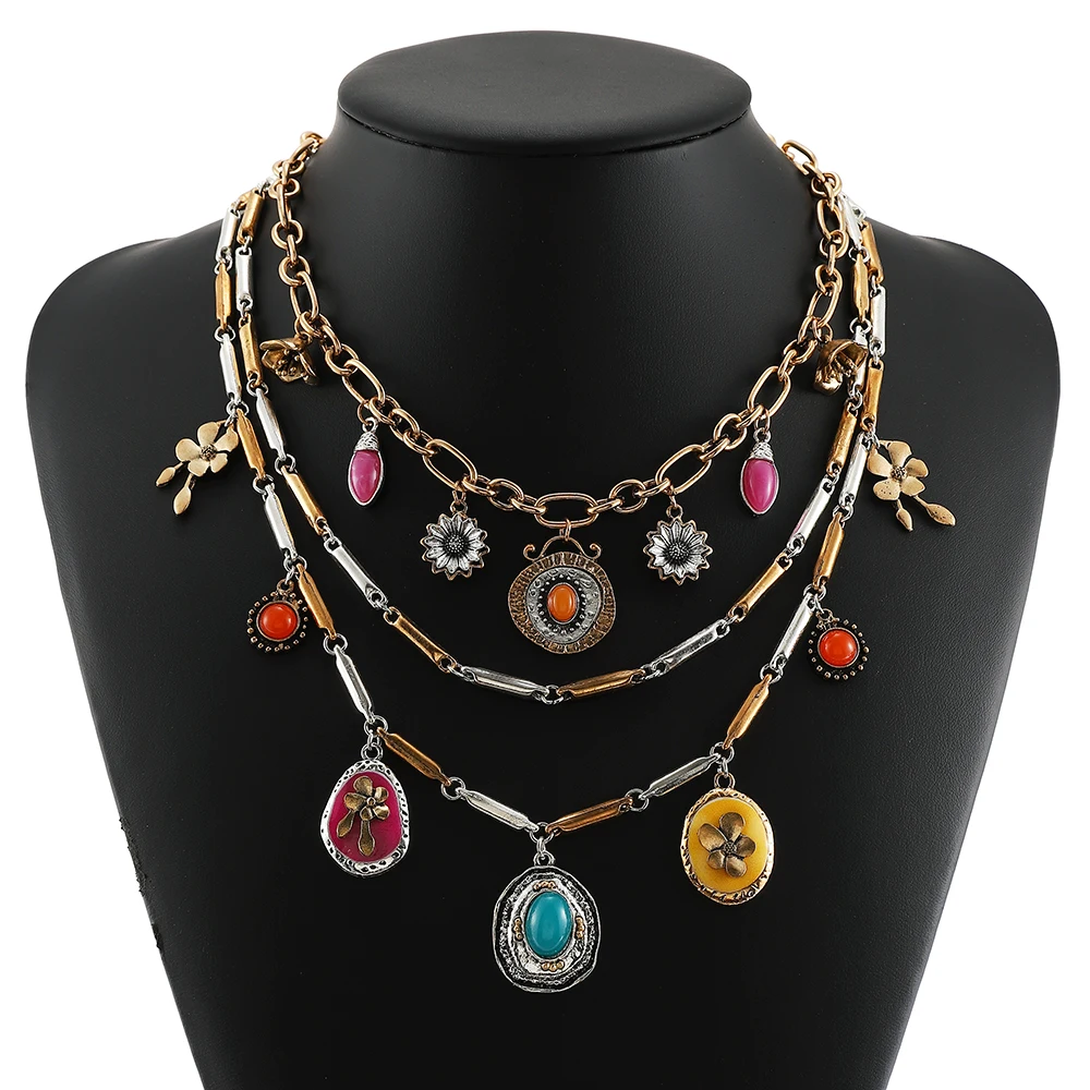 Women's Premium Bohemian Necklace 2025 Jewelry Trend Diversified Single/Multi Layer Chain Charm Atmospheric Fashion Accessory