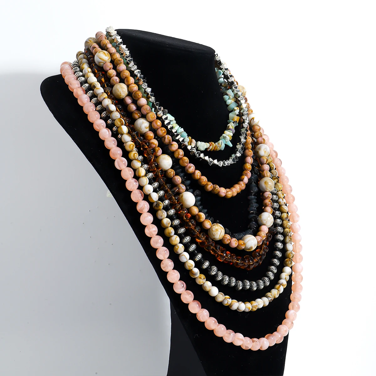 Dvacaman 2025 ZAA Vintage Multi-layer Handmade Bead Necklace for Women Bohemia Multicolor Resin Beaded Necklace Ethnic Jewelry Dvacaman 2025 ZAA Vintage Multi-layer Handmade Bead Necklace for Women Bohemia Multicolor Resin Beaded Necklace Ethnic Jewelry
