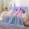 K-Pop Demon Hunters Blanket Hot Anime Flannel Blanket Fan Gift Suitable for Home Leisure Camping Travel Multifunctional Blanket