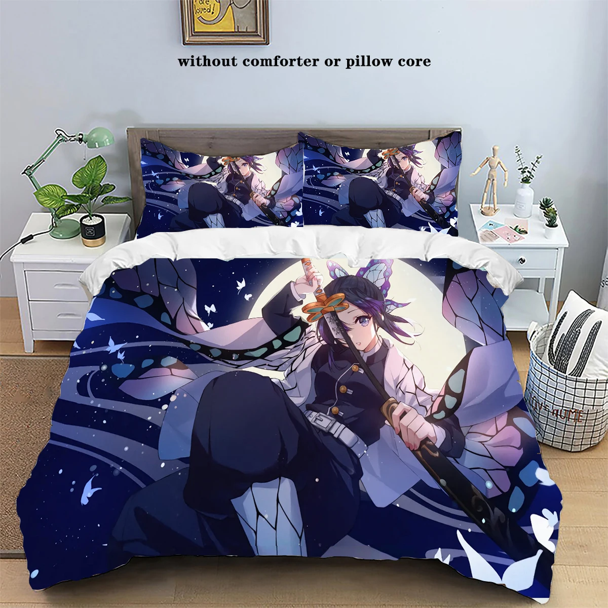 Kamado Nezuko Demon Slayer Bedding Set Duvet Cover Set Bedspread Pillowcase King Queen Full Single Size Bed Linen Kids Teen Gift Kamado Nezuko Demon Slayer Bedding Set Duvet Cover Set Bedspread Pillowcase King Queen Full Single Size Bed Linen Kids Teen Gift