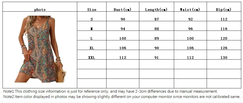 Summer Women's Bohemian Sexy Strap Skirt V-neck High Waist A-line Skirt Ethnic Style Fake Style Short Skirt