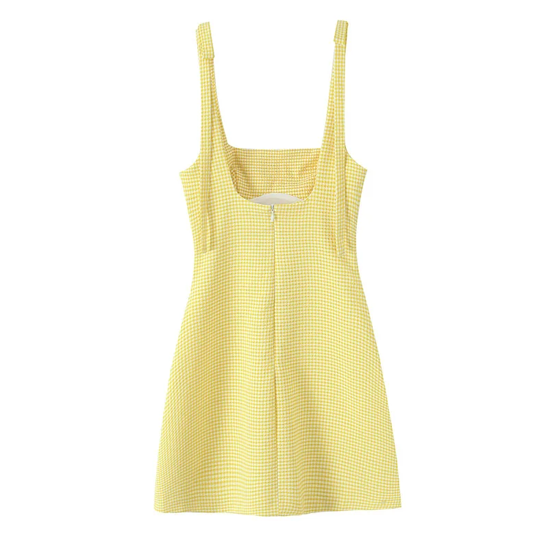 Willshela Women Fashion Solid Lace Up Backless Zipper Mini Dress Vintage Straps Square Collar Female Chic Lady Dresses