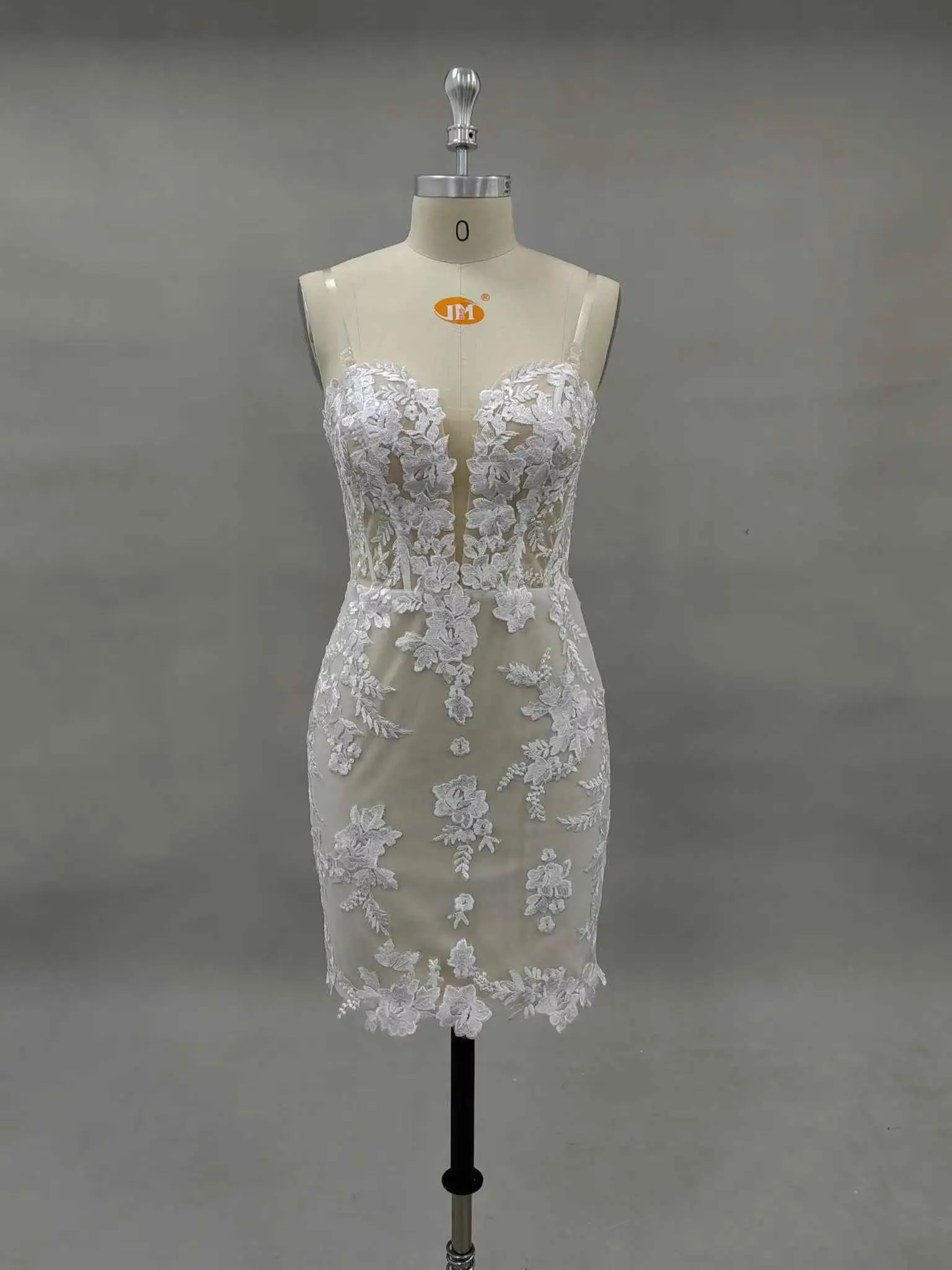 Short Wedding Dress Summer Wedding Gown for Women 2 Pcs Bridal Dress with Detachable Train Off Shoulder Bridal Gown Short Wedding Dress Summer Wedding Gown for Women 2 Pcs Bridal Dress with Detachable Train Off Shoulder Bridal Gown