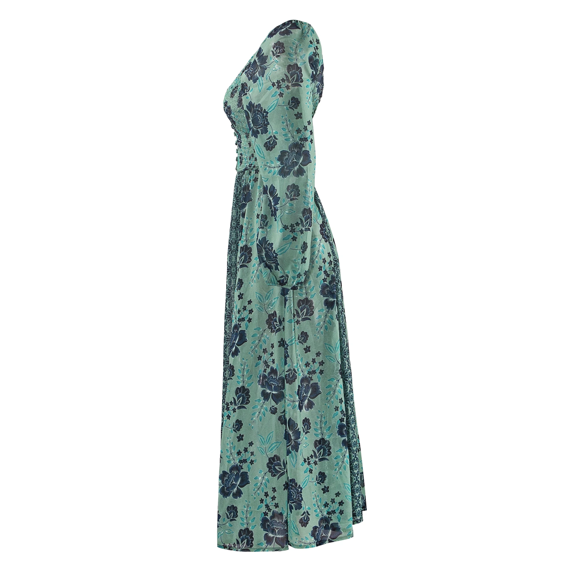 Summer Beach Maxi Dress Women Floral Print Boho Long Chiffon Dress Ruffles Wrap Casual V-Neck Split Sexy Party Dress Robe Femme Summer Beach Maxi Dress Women Floral Print Boho Long Chiffon Dress Ruffles Wrap Casual V-Neck Split Sexy Party Dress Robe Femme