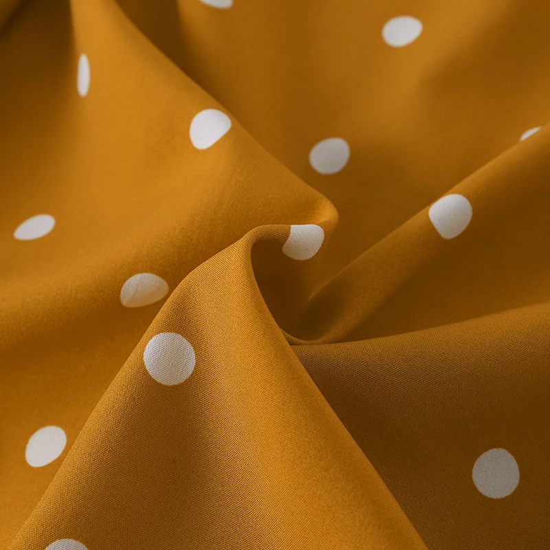 ZANZEA 2025 Summer Polka Dot Bohemian Blouse Fashion 3/4 Puff Sleeve Shirts Casual Loose Lace Up Tops Tunics Blusas Femininas