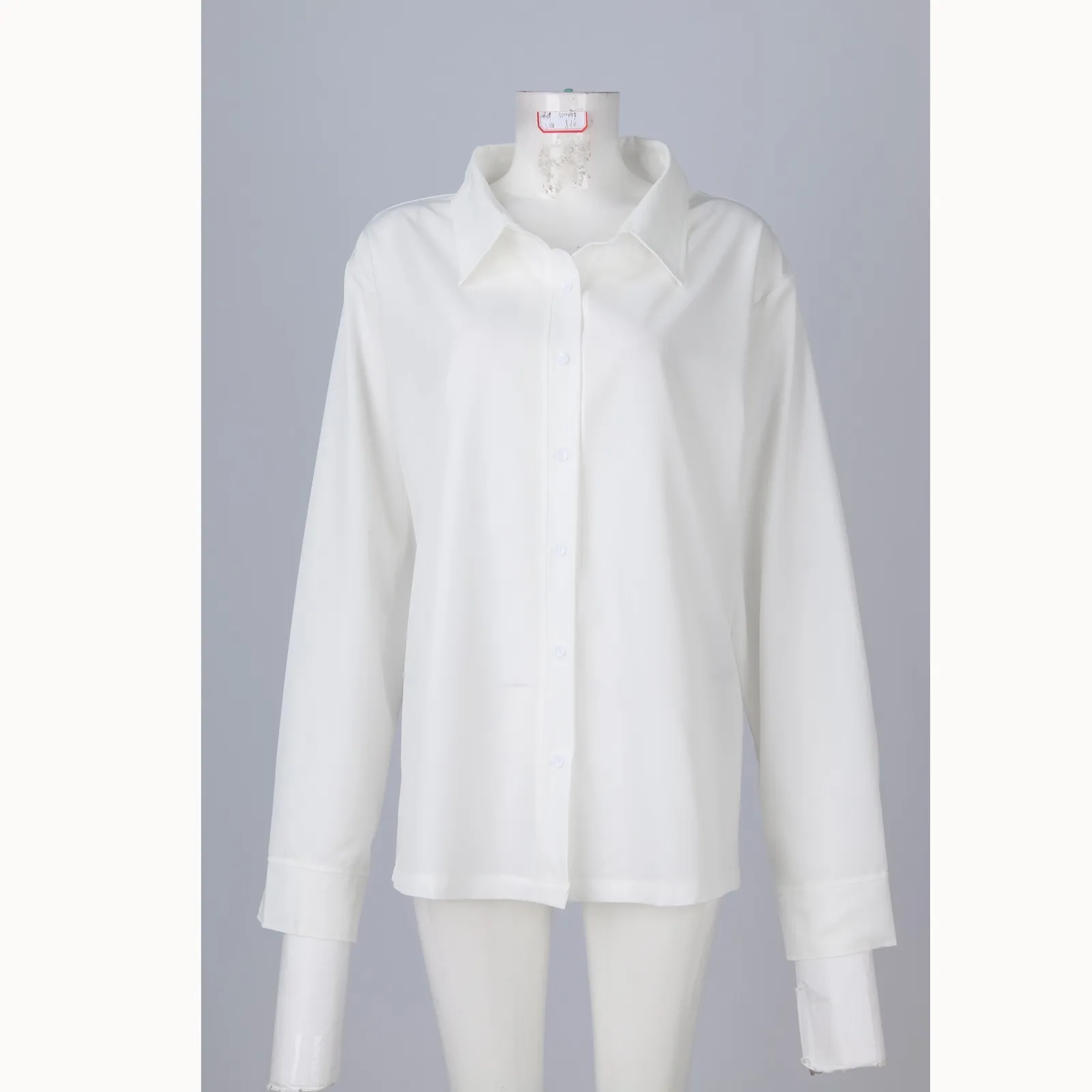 Shirt Women New Shirt Delicate Arrival Floral Pattern Lapel Design Long Sleeve Lady Elegant Button Shirt Clothes Temperament 1pc