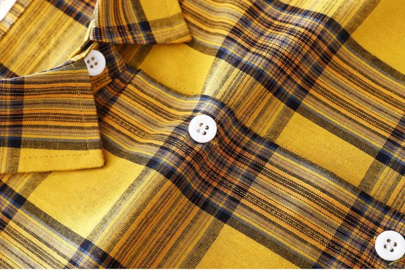 Plaid Medium Long Blouses Casual  Style Loose Shirts Female Summer Beach Sunscreen Blouses Fashion Korean Style Female Blouses