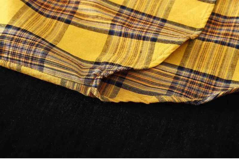 Plaid Medium Long Blouses Casual  Style Loose Shirts Female Summer Beach Sunscreen Blouses Fashion Korean Style Female Blouses