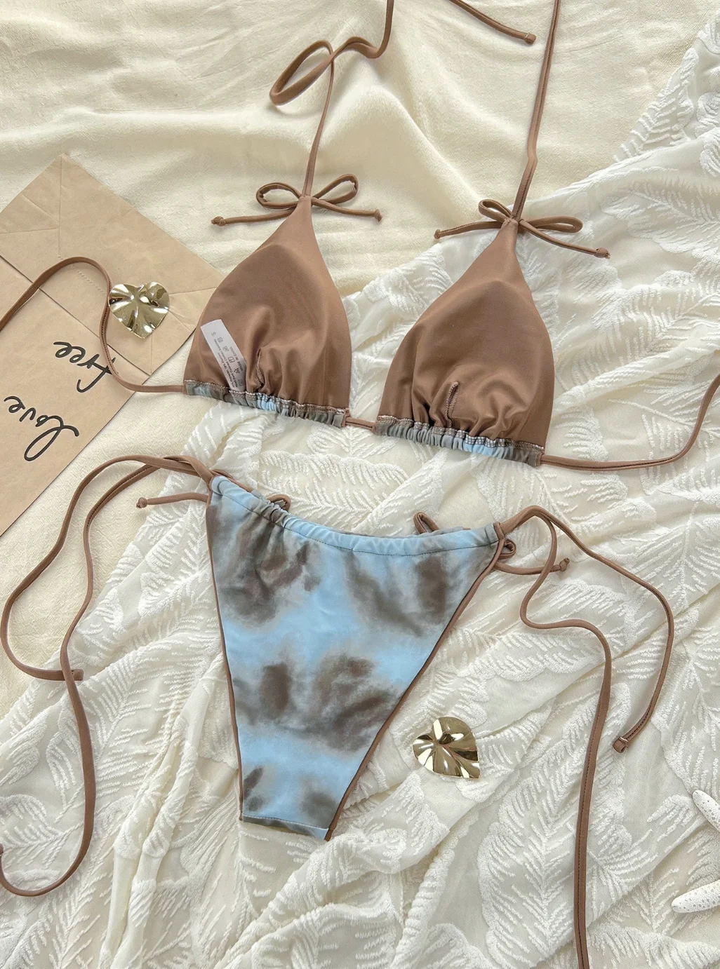 Women's Two-Piece Tropical Bikini Set, Sexy Bohemian Style Swimsuit Women's Two-Piece Tropical Bikini Set, Sexy Bohemian Style Swimsuit