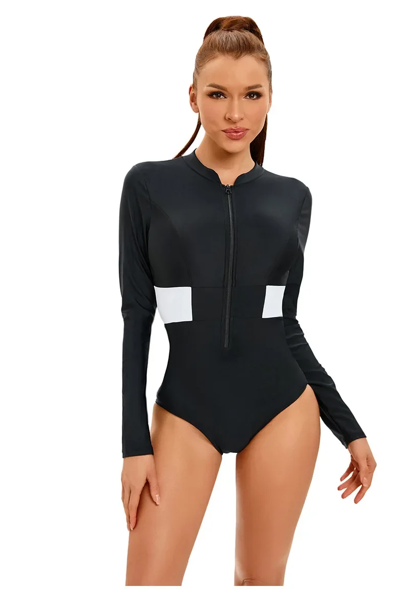 Long Sleeved One Piece Swimsuit Women Fashion Printed Sport Surfing Suit Besch Wear Boho Bathing Swimming Suits Swimwear Clothes Long Sleeved One Piece Swimsuit Women Fashion Printed Sport Surfing Suit Besch Wear Boho Bathing Swimming Suits Swimwear Clothes